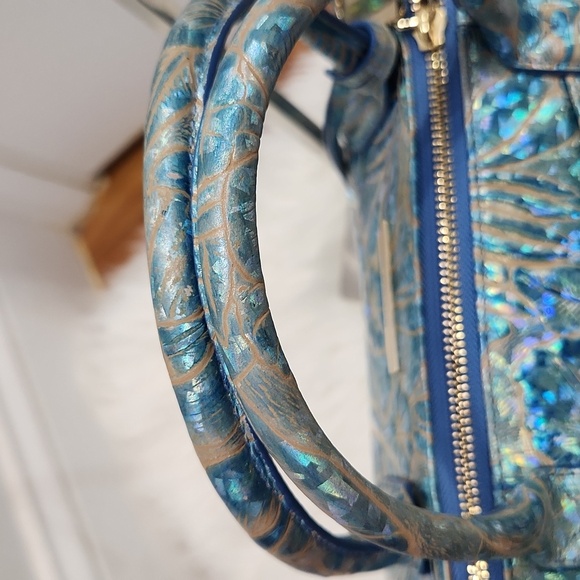 🔹️Brahmin 🔹️Small Caroline Serenity Sonic Genuine Leather Bag  (Pre-owned) - Picture 6 of 12